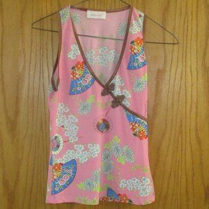 Printed tank top boutique small